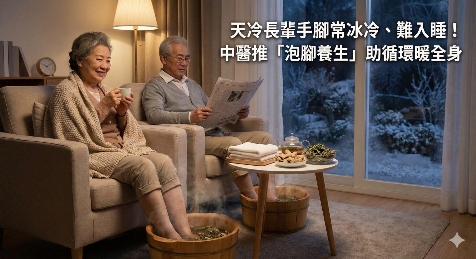 天冷長輩手腳常冰冷、難入睡！中醫推「泡腳養生」助循… - 封面圖