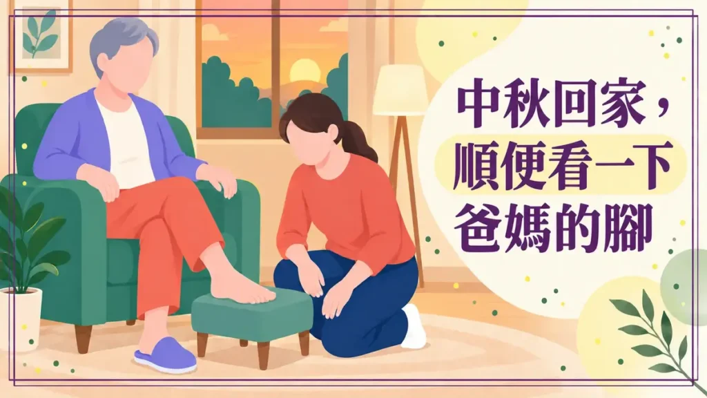 中秋回家，順便看一下爸媽的腳-插畫版精選圖-1200x675